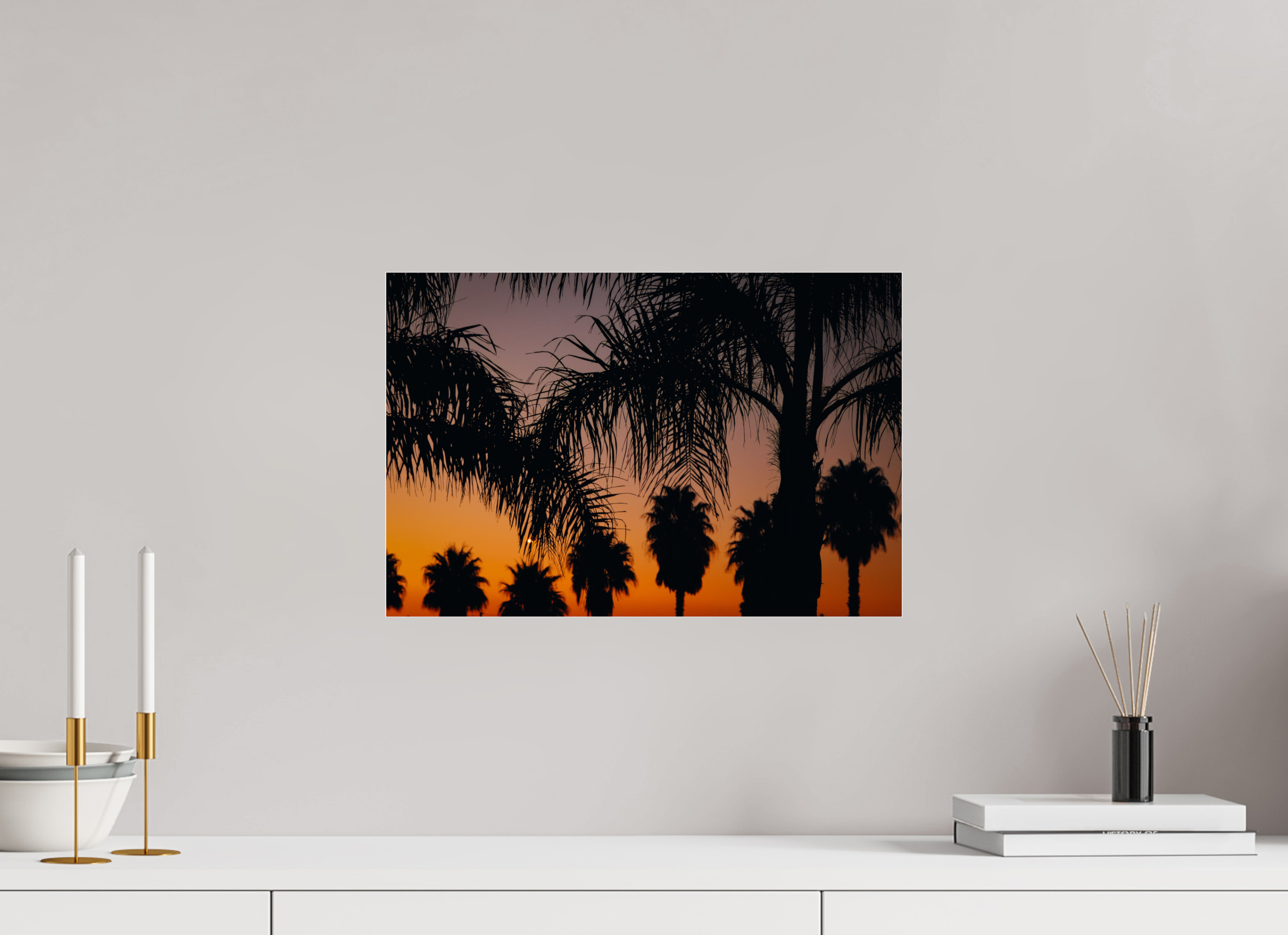 45 x 30 cm, Photo Print Under Acrylic Glass Spanish Sunset III