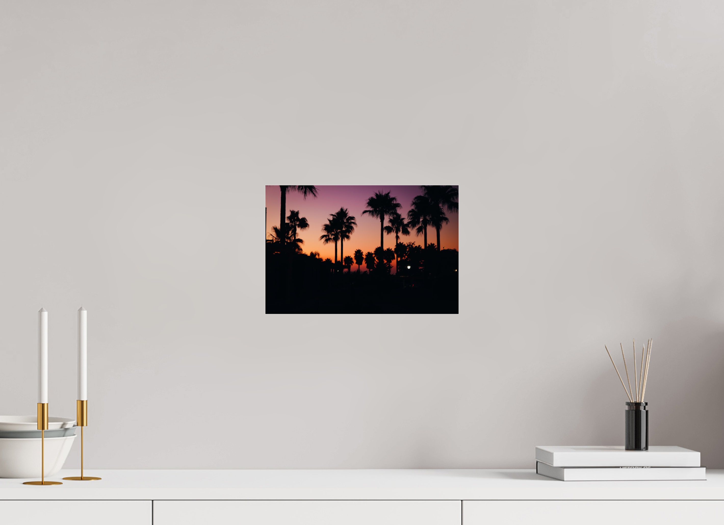30 x 20 cm, Photo Print Under Acrylic Glass Spanish Sunset II