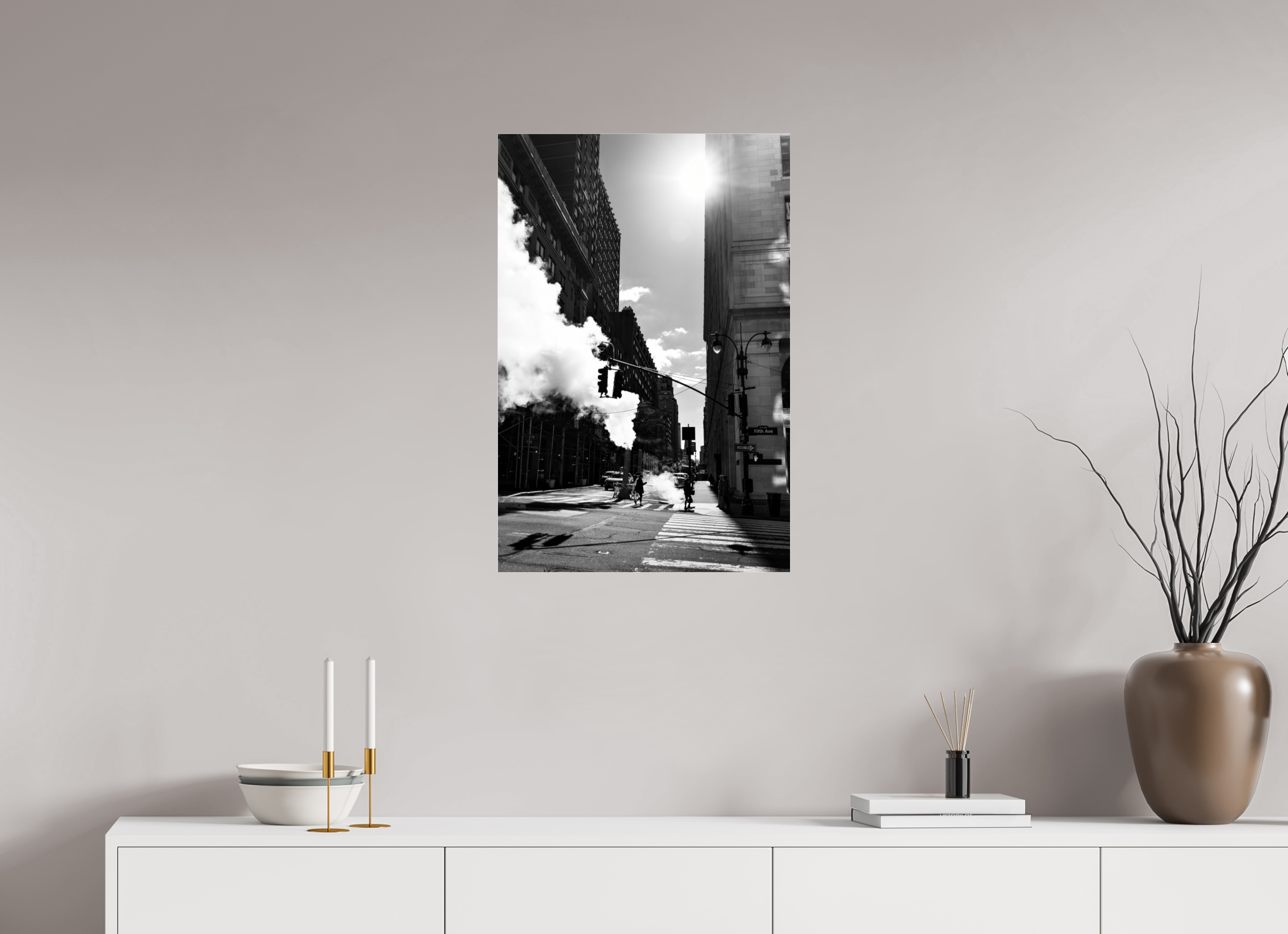 50 x 75 cm, Photo Print Under Acrylic Glass Fifth Ave