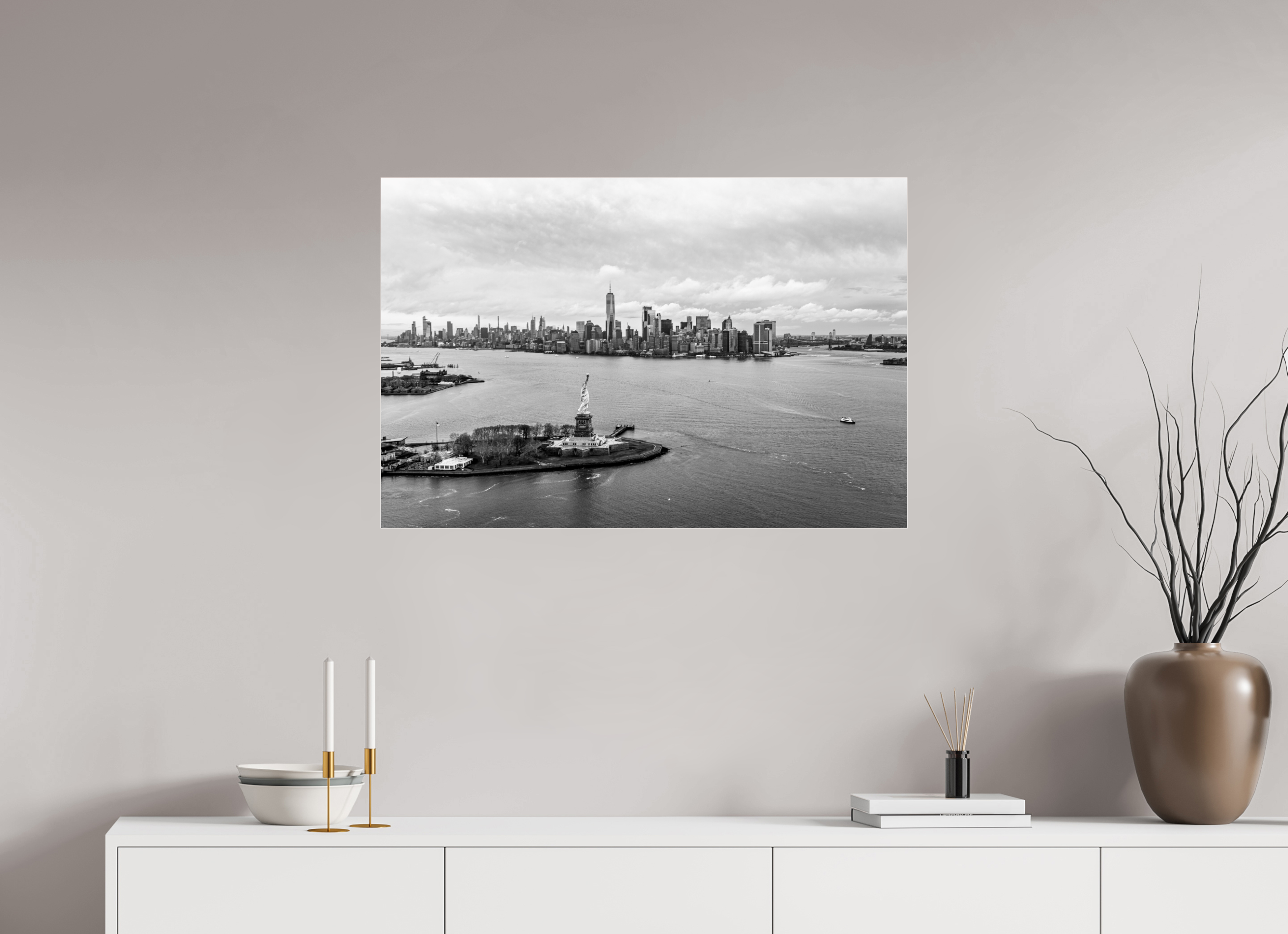 90 x 60 cm, Photo Print Under Acrylic Glass Manhattan IV