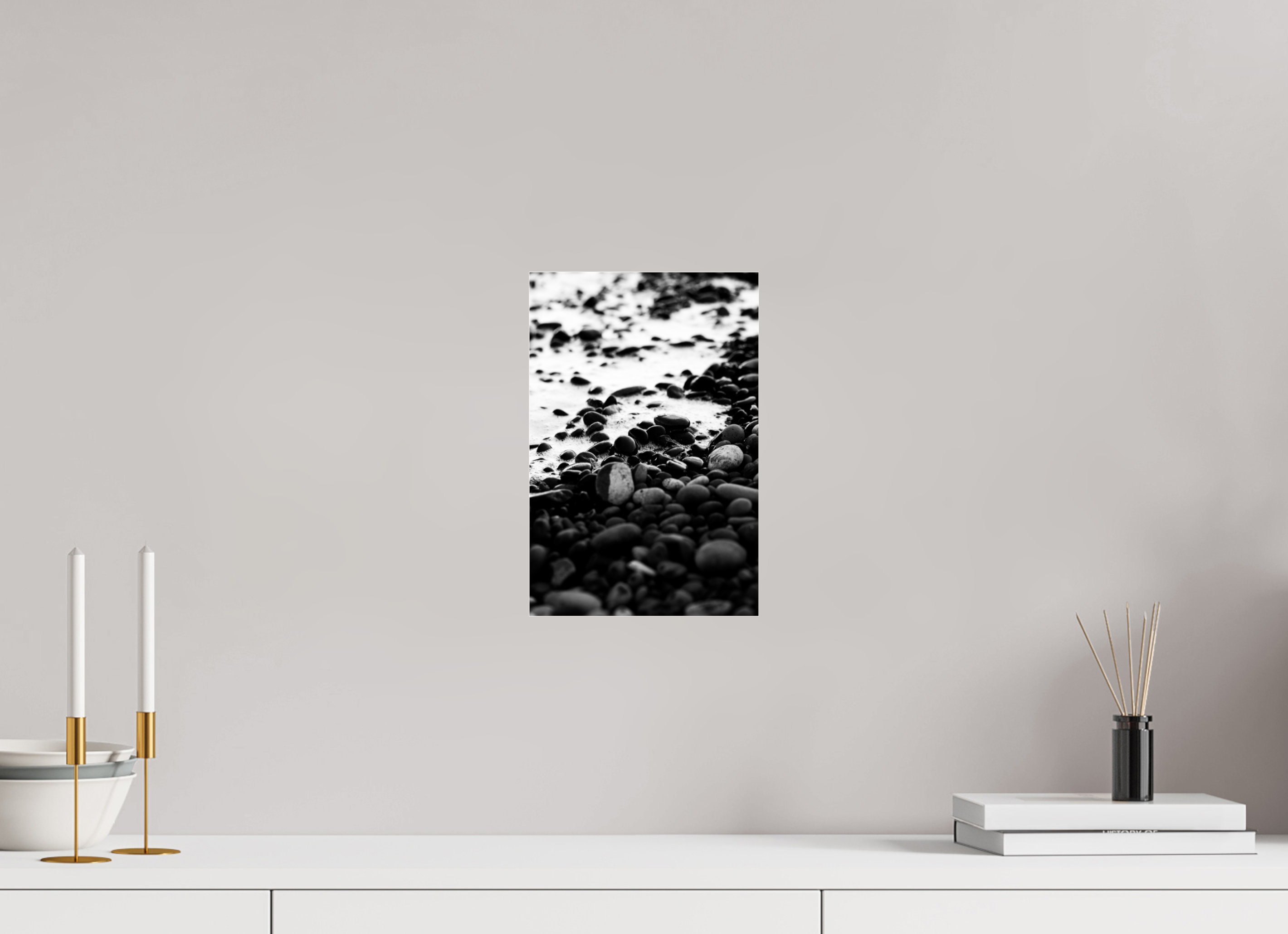 20 x 30 cm, Photo Print Under Acrylic Glass Stones II