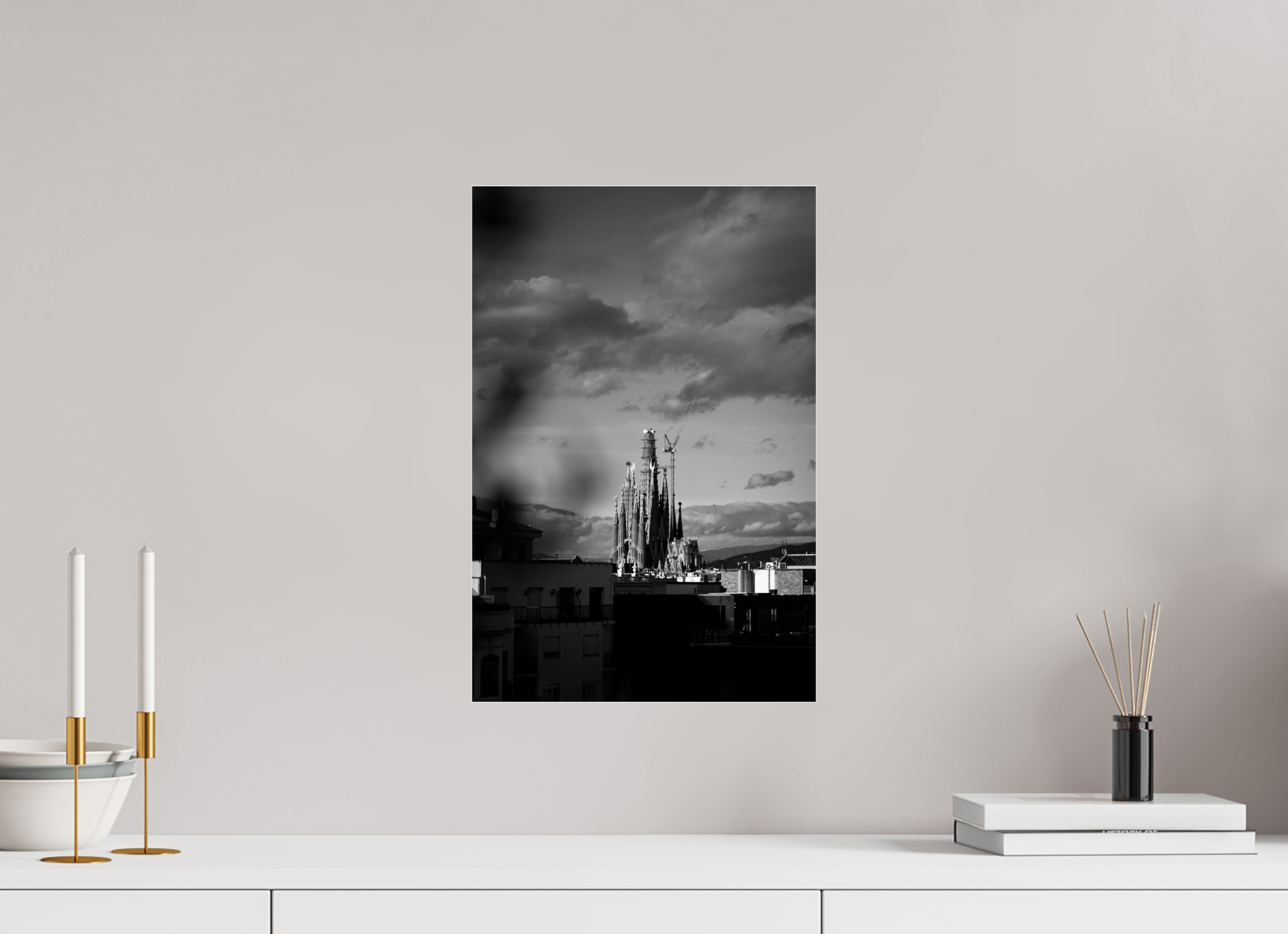 30 x 45 cm, Photo Print Under Acrylic Glass Barcelona II