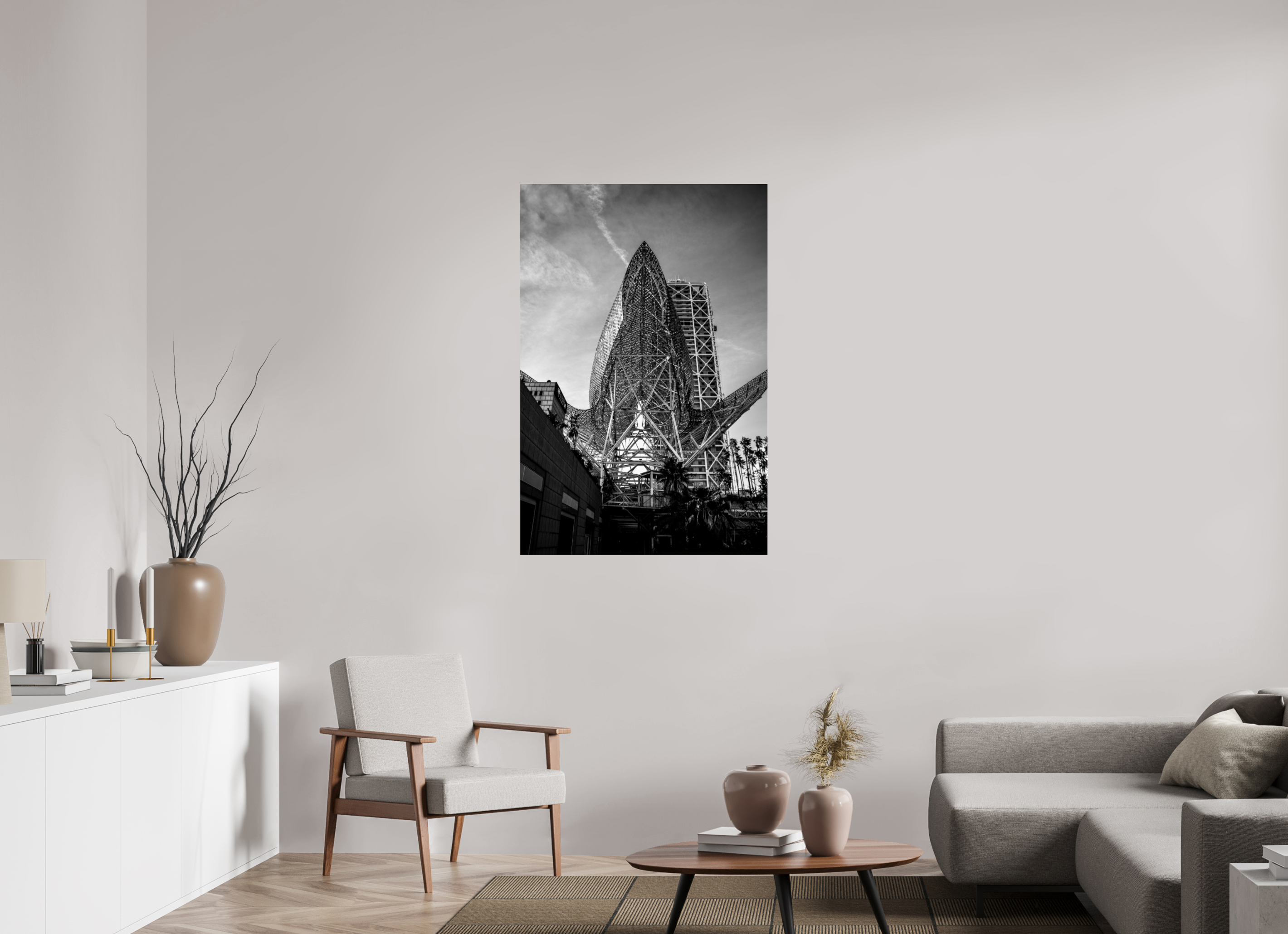 80 x 120 cm, Photo Print Under Acrylic Glass Barcelona III