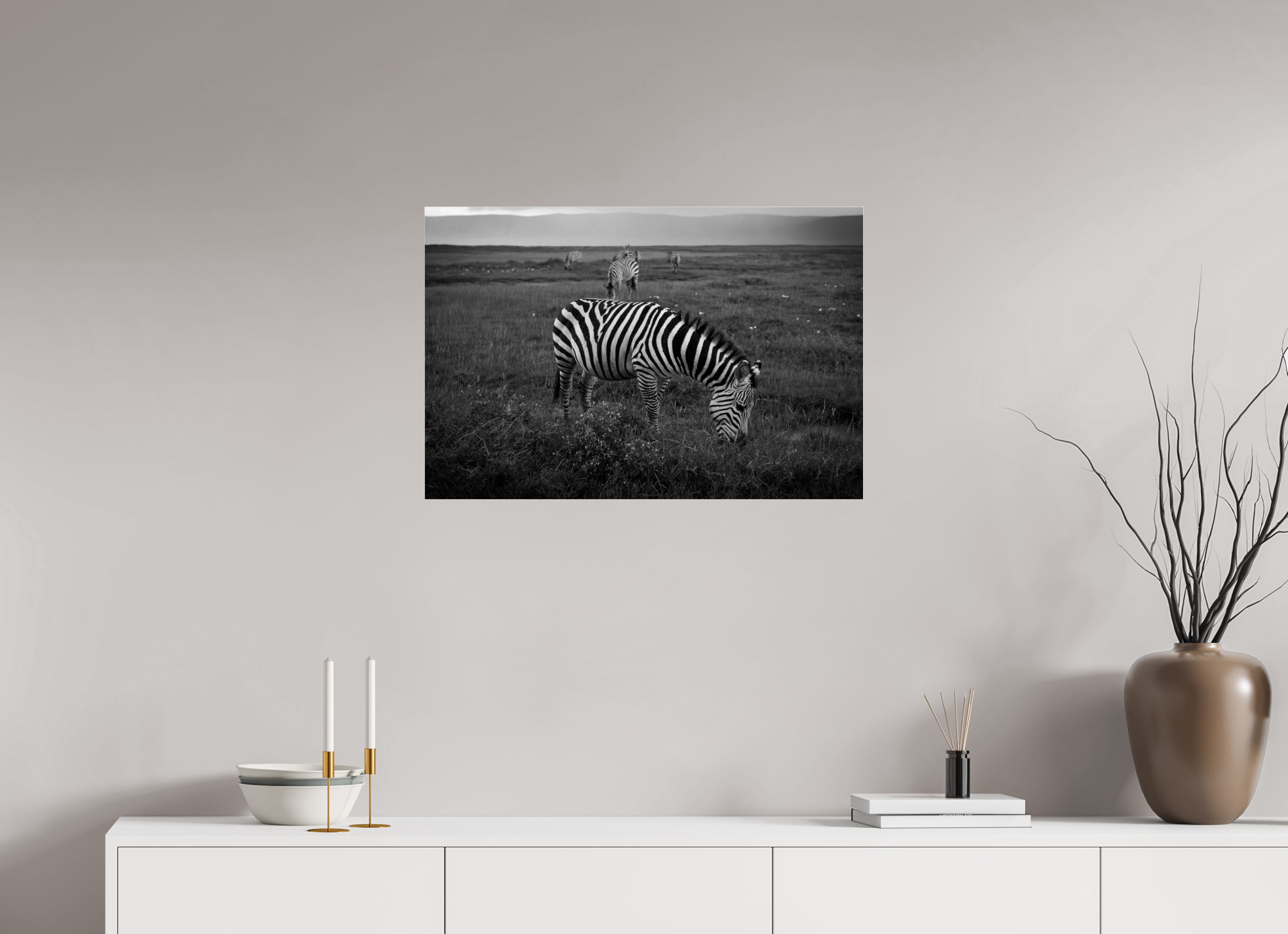 75 x 50 cm, Photo Print Under Acrylic Glass Striped II