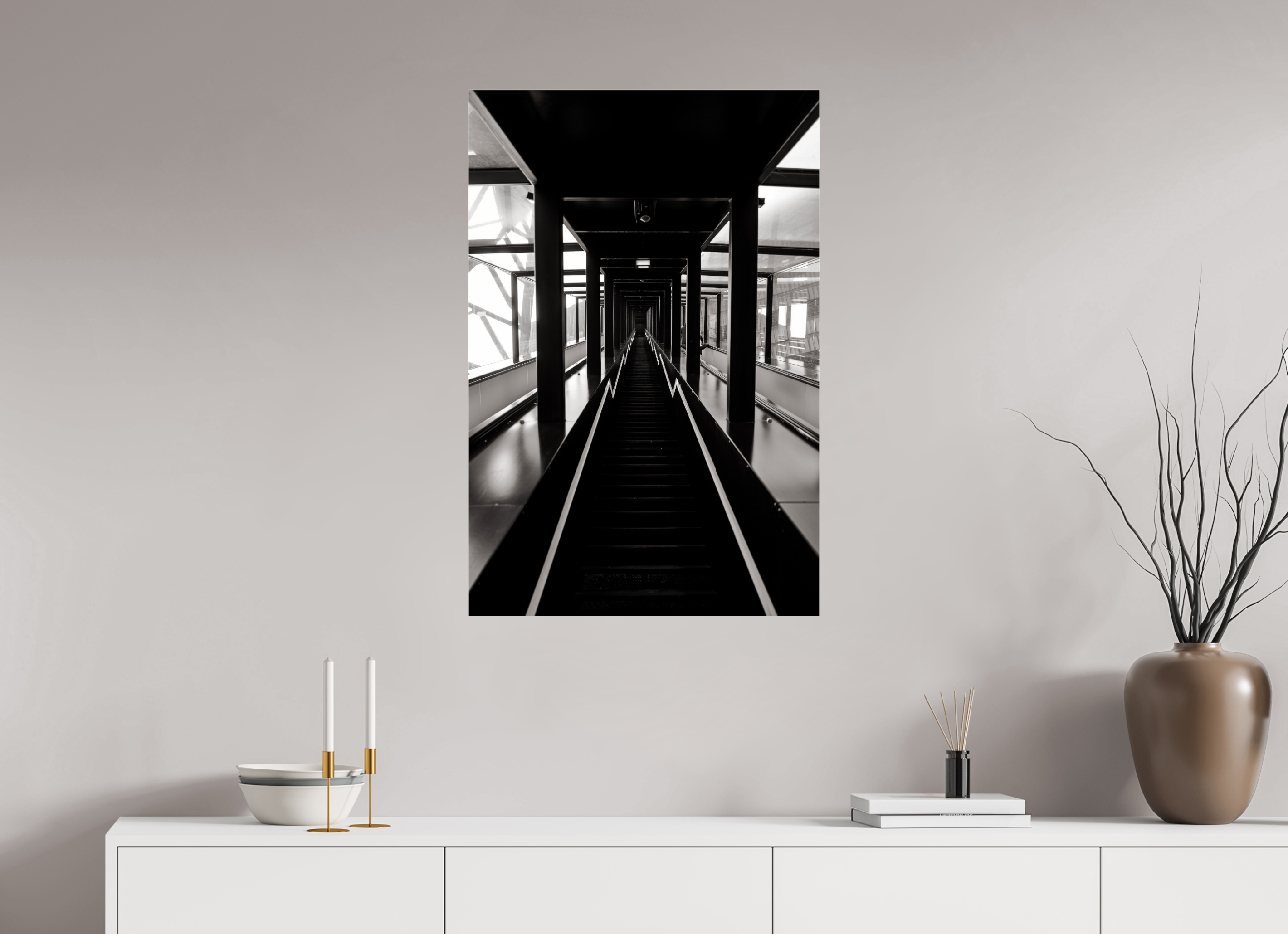 60 x 90 cm, Photo Print Under Acrylic Glass Symmetry I