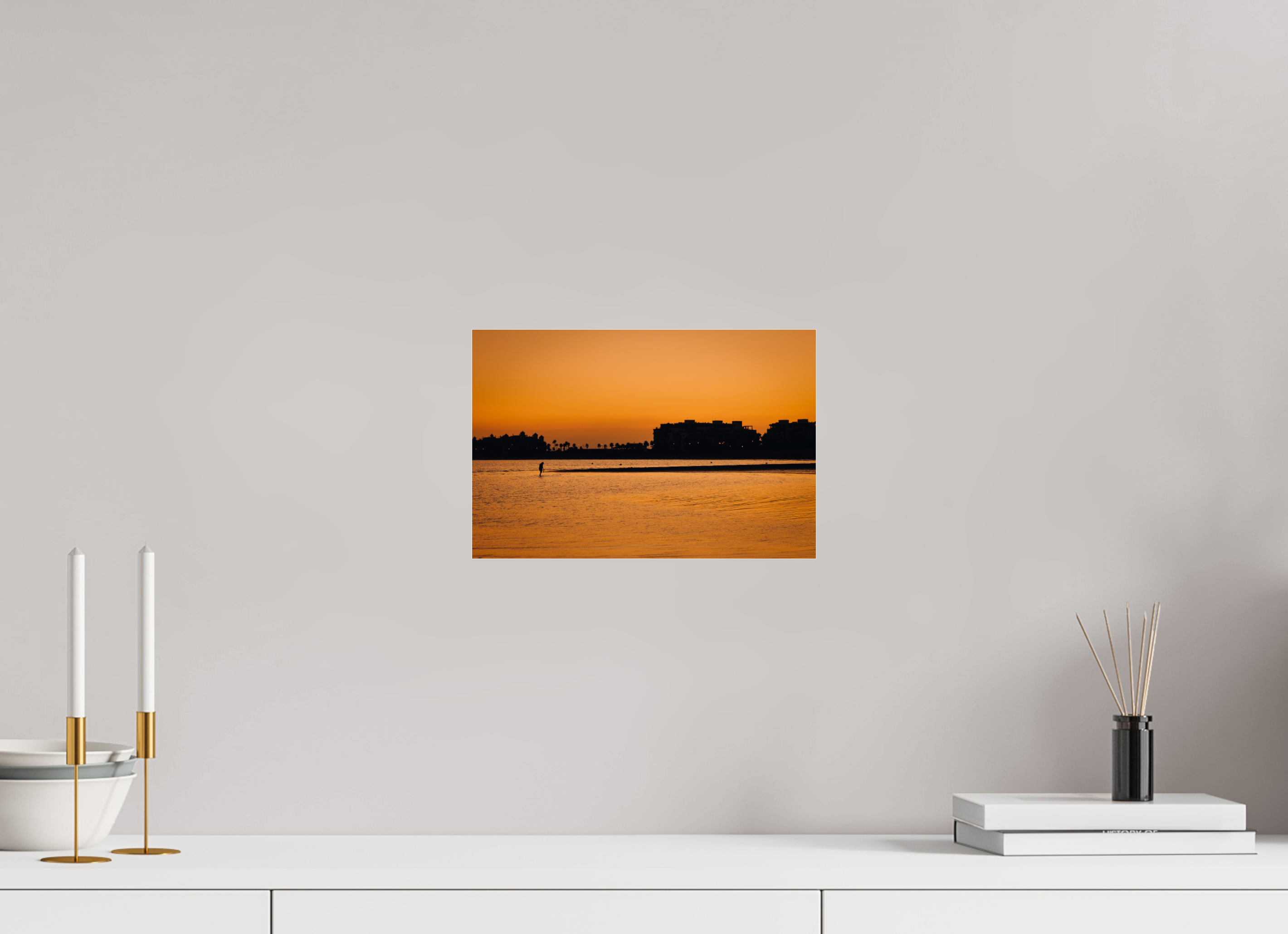 30 x 20 cm, Photo Print Under Acrylic Glass Spanish Sunset I