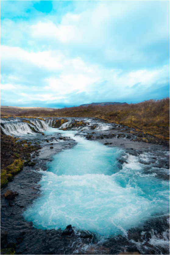 Main image Iceland Bruarfoss Waterfall