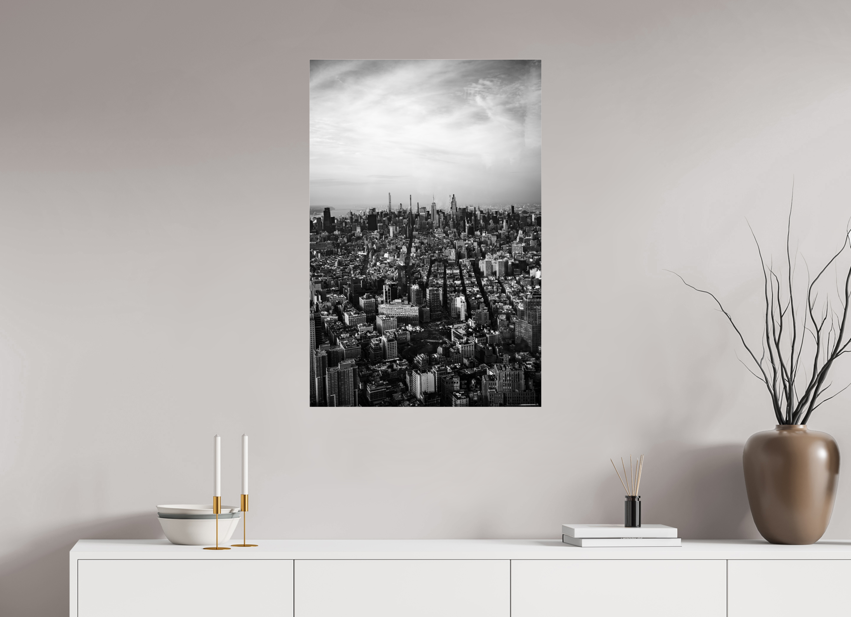 60 x 90 cm, Photo Print Under Acrylic Glass Manhattan I