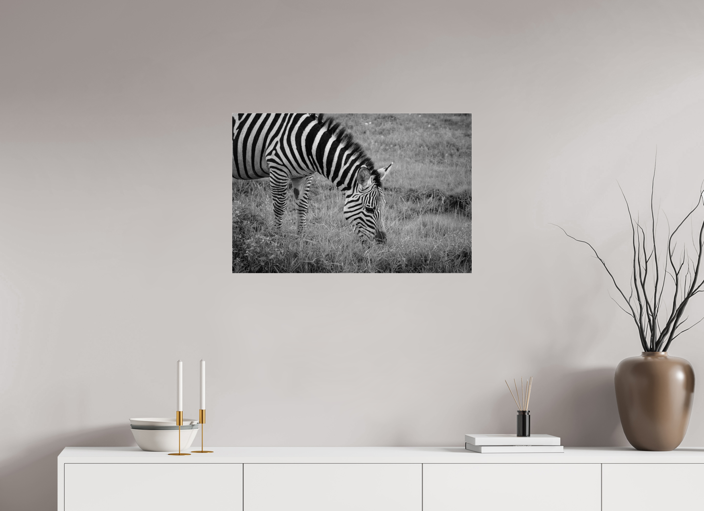 75 x 50 cm, Photo Print Under Acrylic Glass Striped I