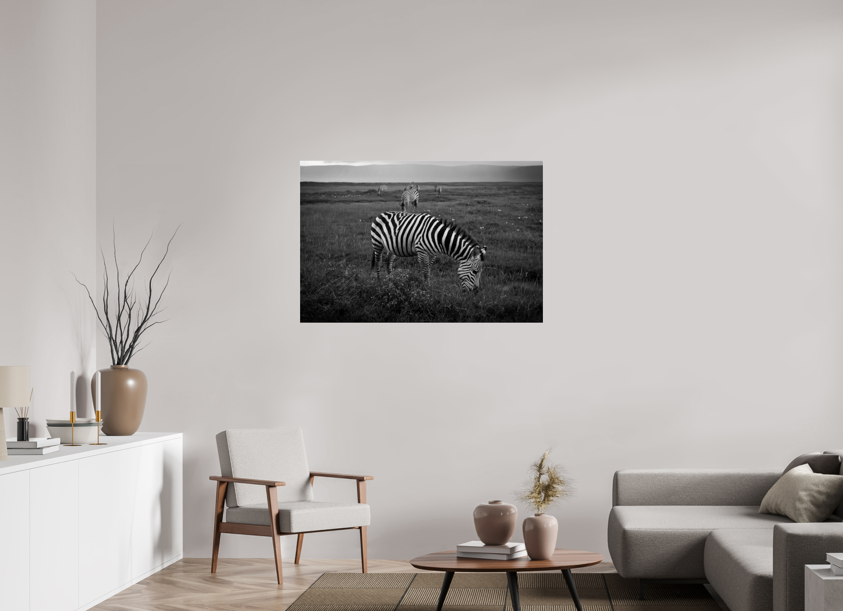 120 x 80 cm, Photo Print Under Acrylic Glass Striped II