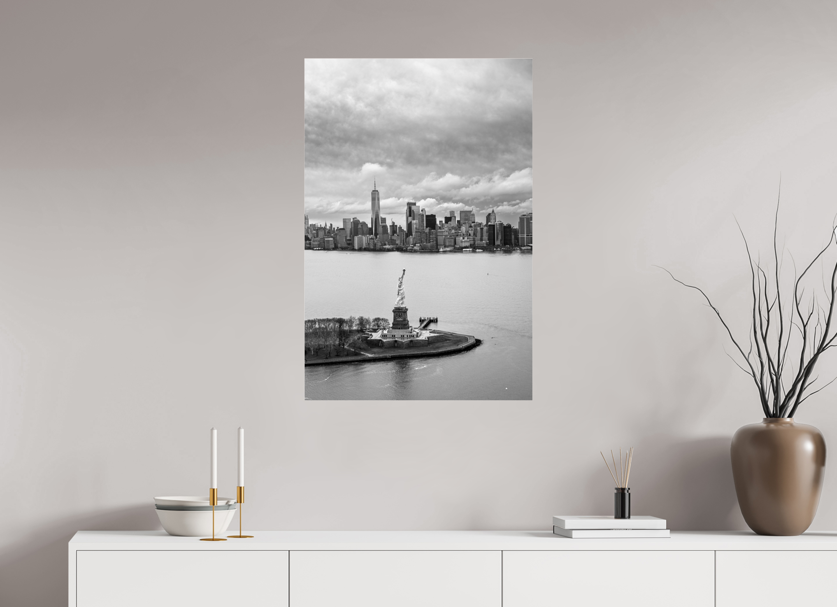 60 x 90 cm, Photo Print Under Acrylic Glass Manhattan III
