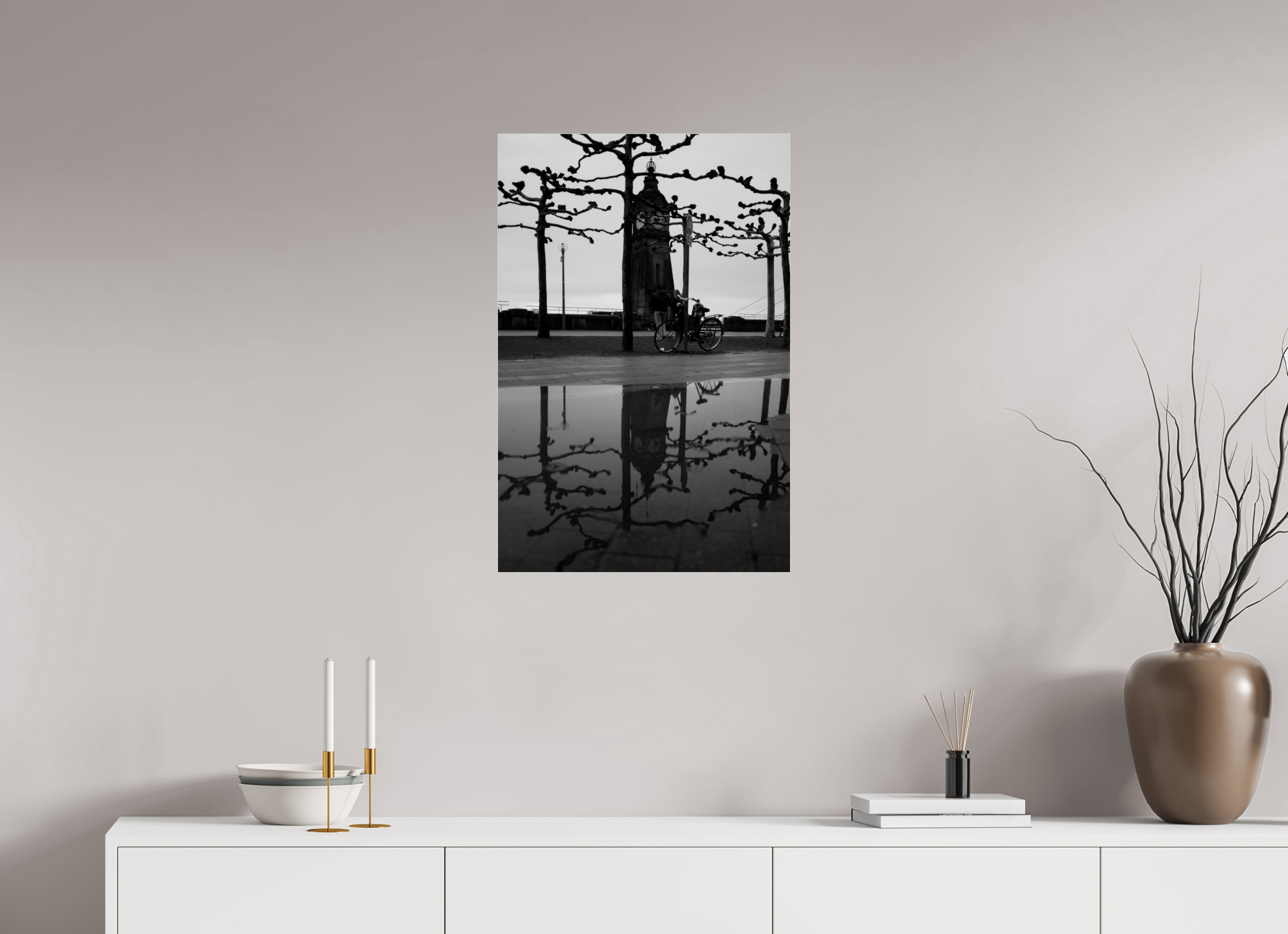 50 x 75 cm, Photo Print Under Acrylic Glass Meeting Point