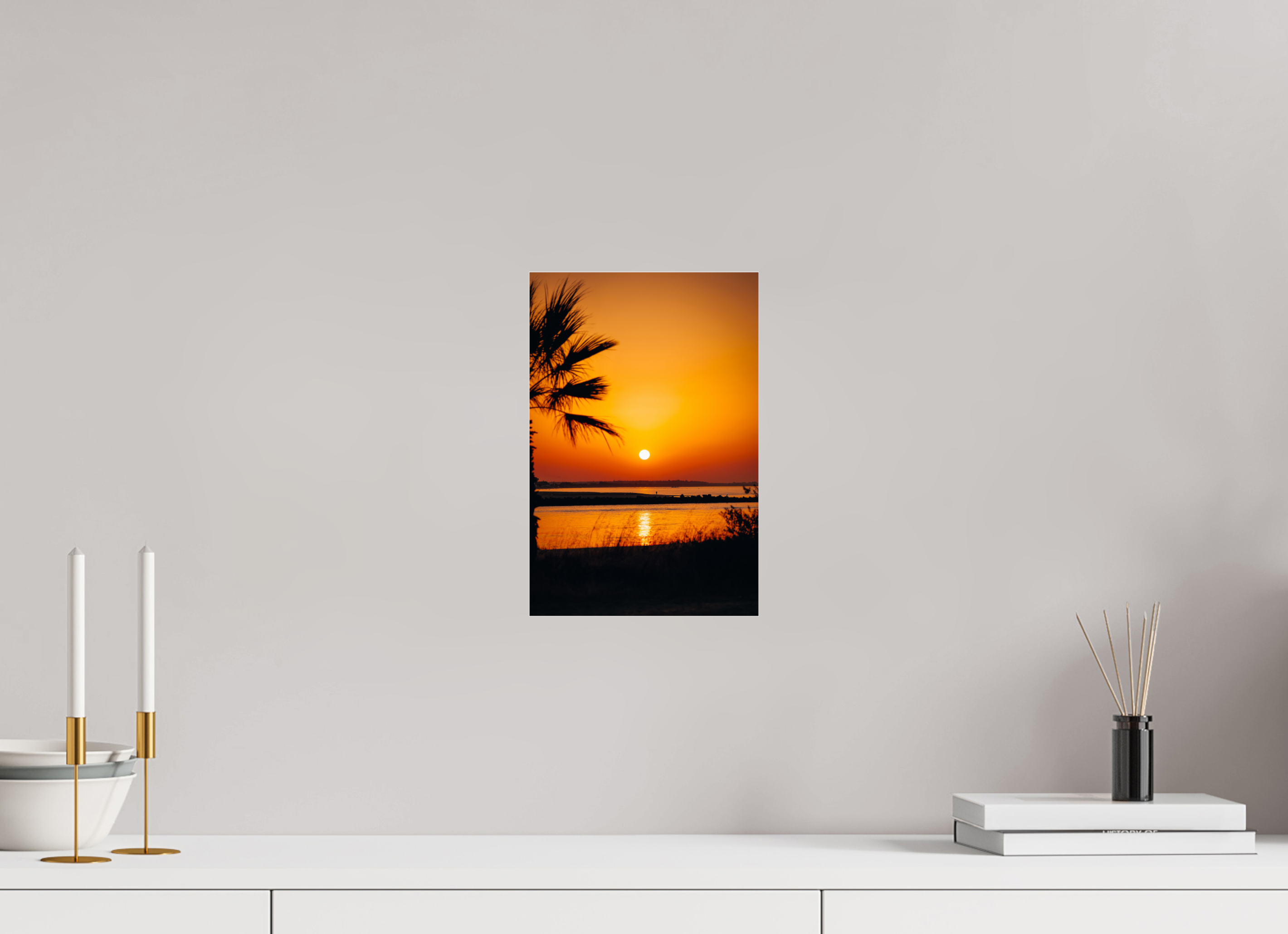 20 x 30 cm, Photo Print Under Acrylic Glass Spanish Sunrise I