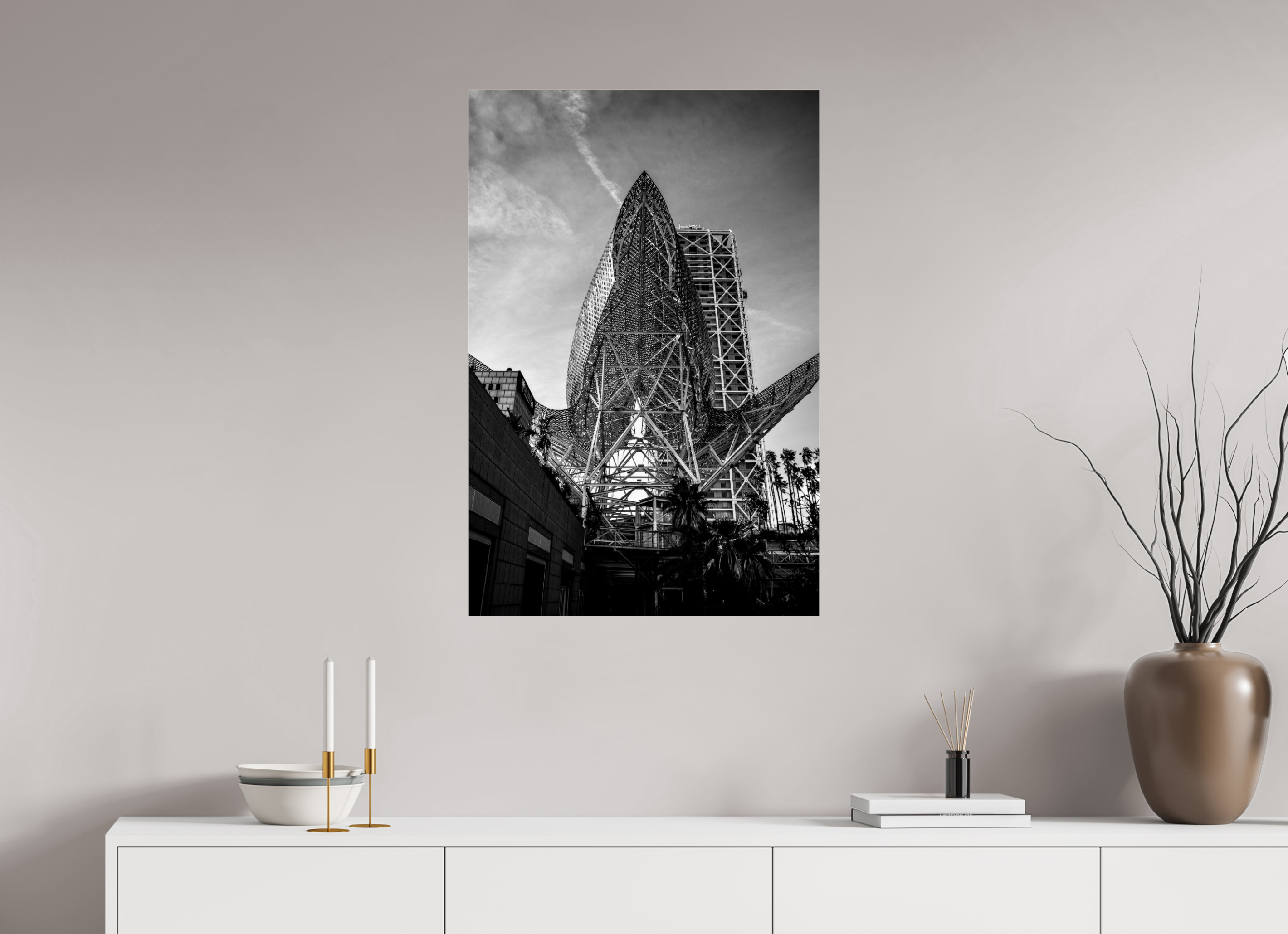 60 x 90 cm, Photo Print Under Acrylic Glass Barcelona III