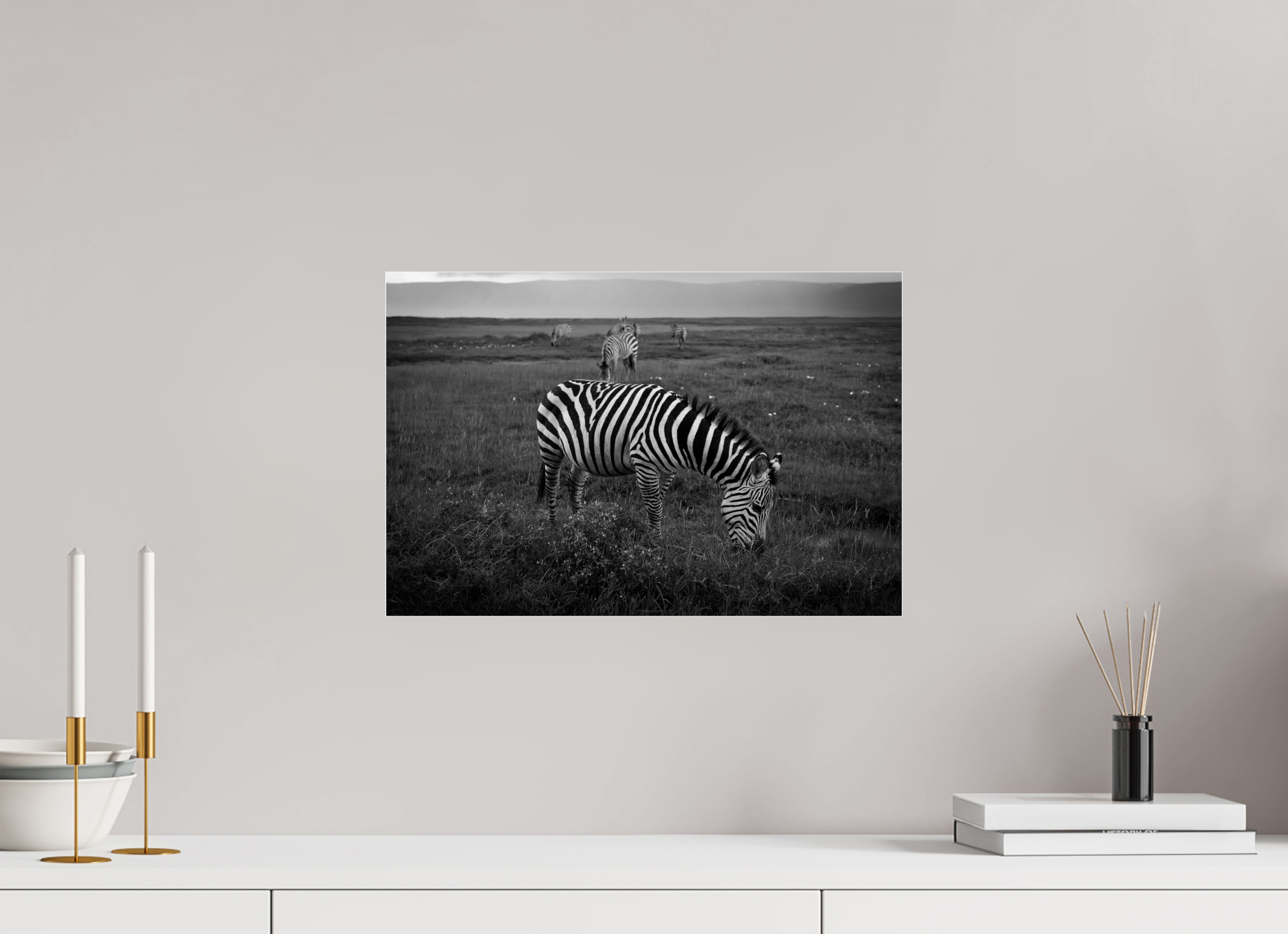 45 x 30 cm, Photo Print Under Acrylic Glass Striped II