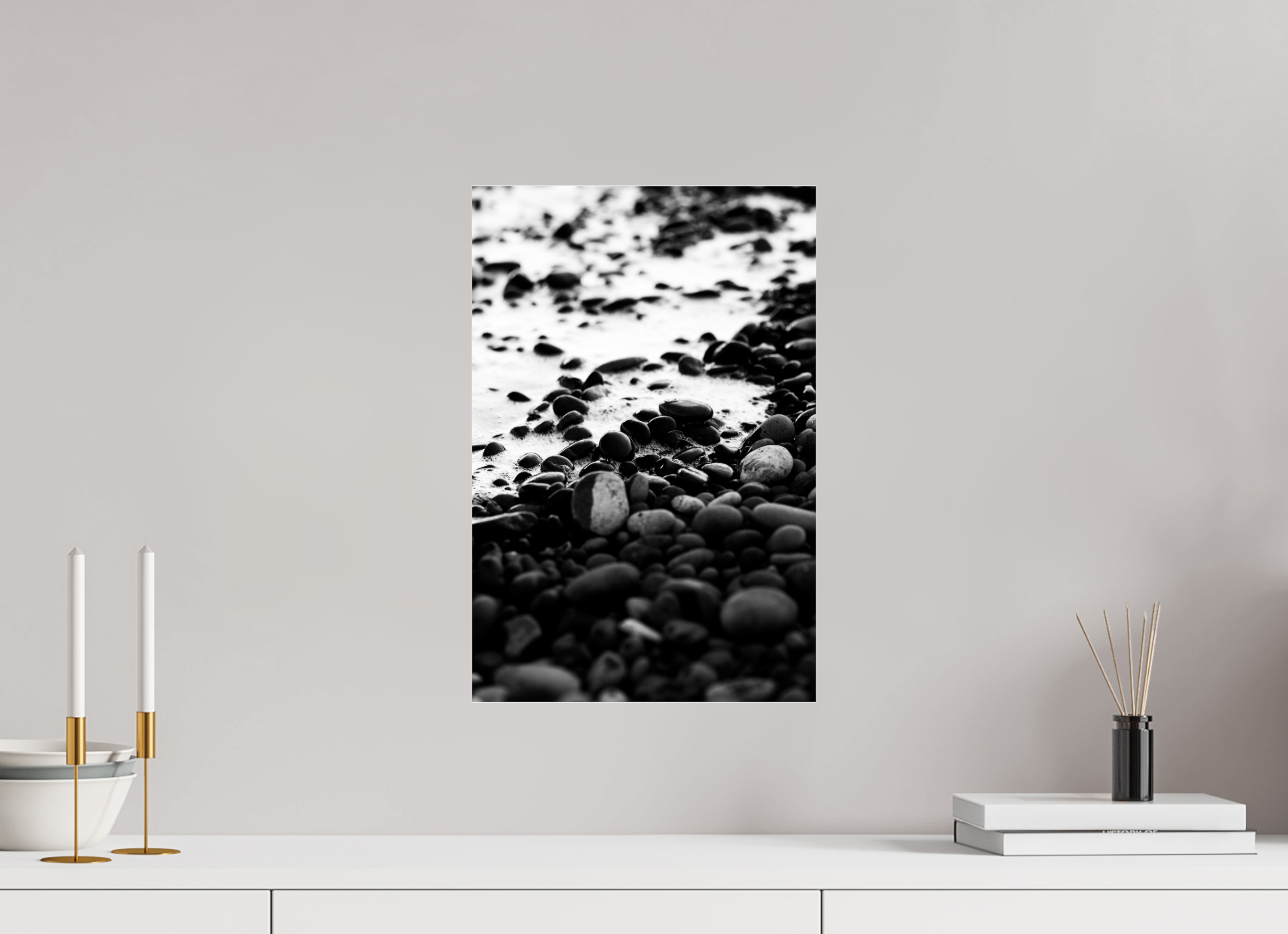 30 x 45 cm, Photo Print Under Acrylic Glass Stones II