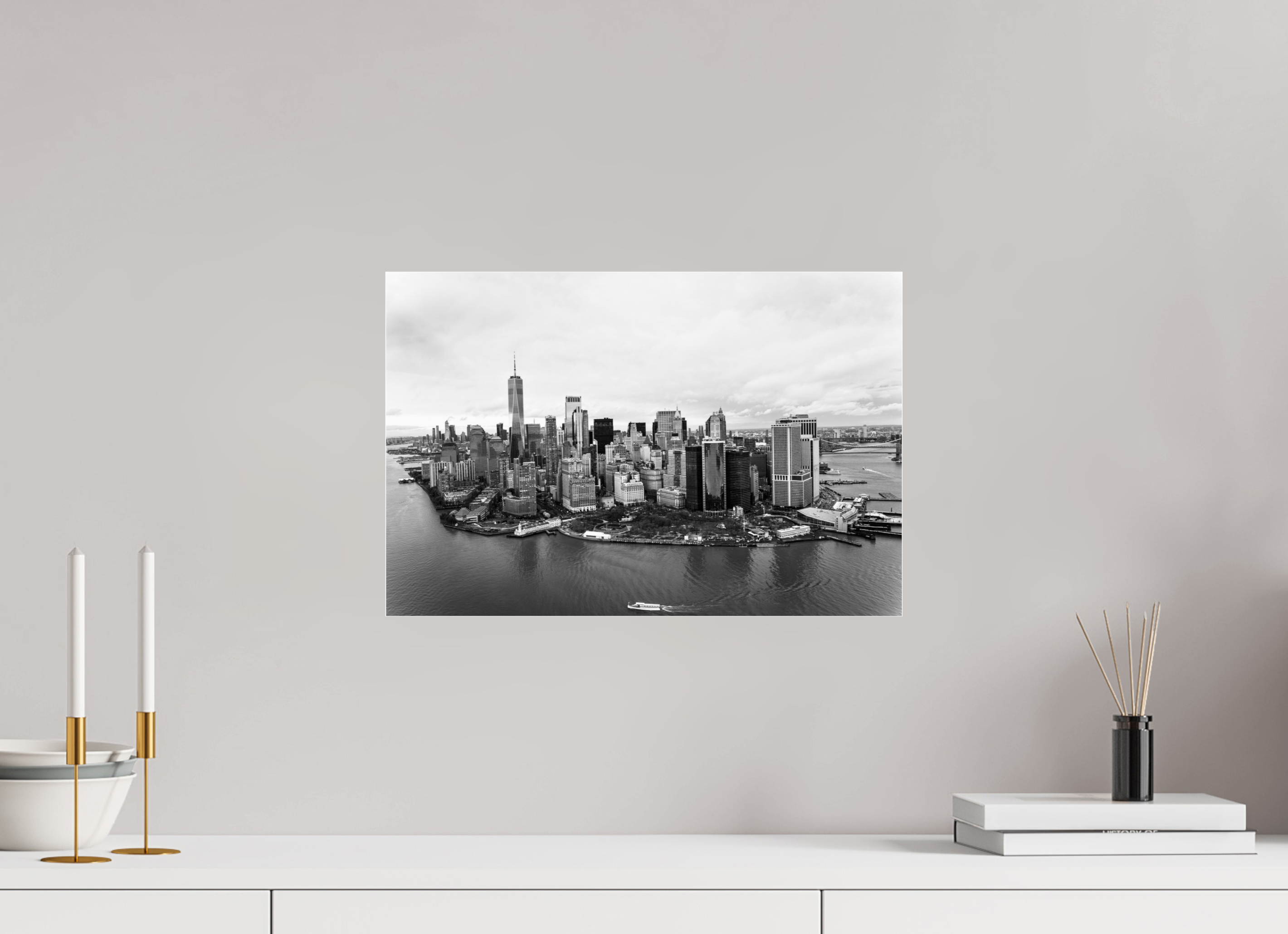 45 x 30 cm, Photo Print Under Acrylic Glass Manhattan II