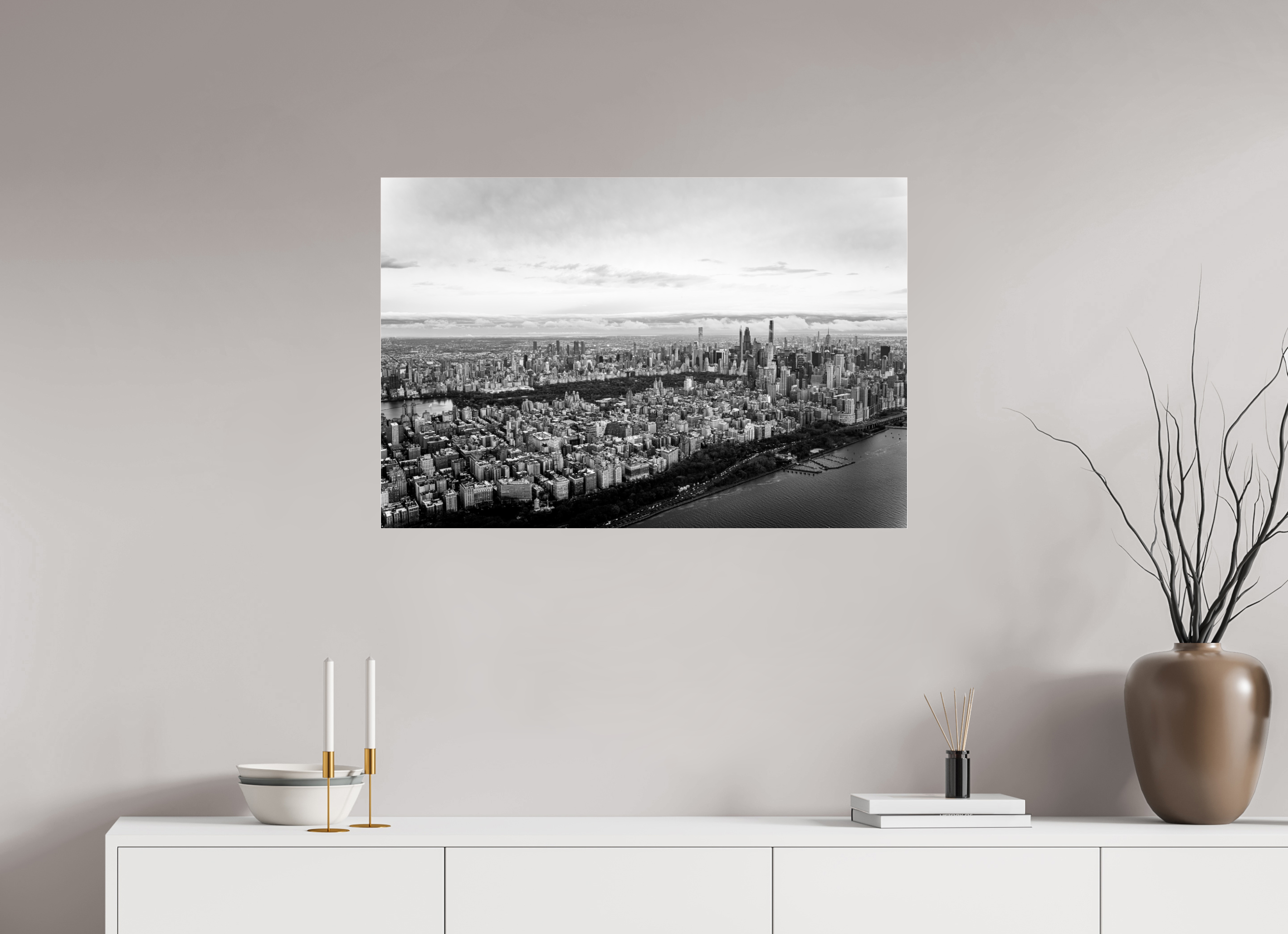 90 x 60 cm, Photo Print Under Acrylic Glass Manhattan V