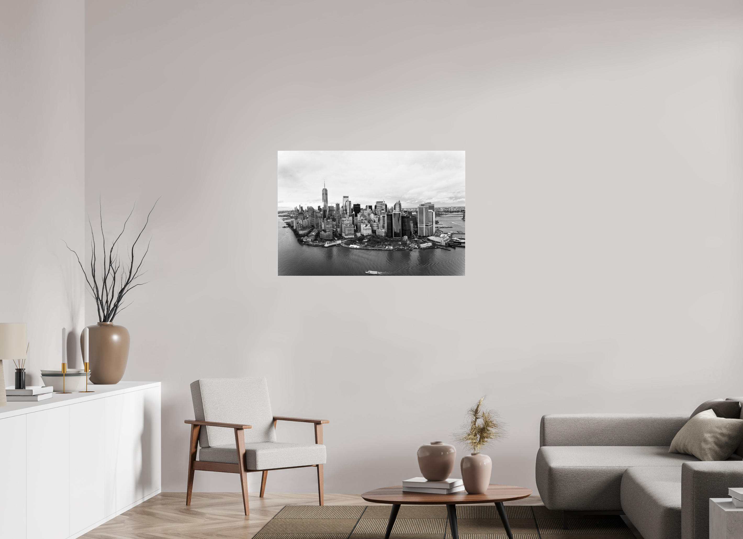 105 x 70 cm, Photo Print Under Acrylic Glass Manhattan II