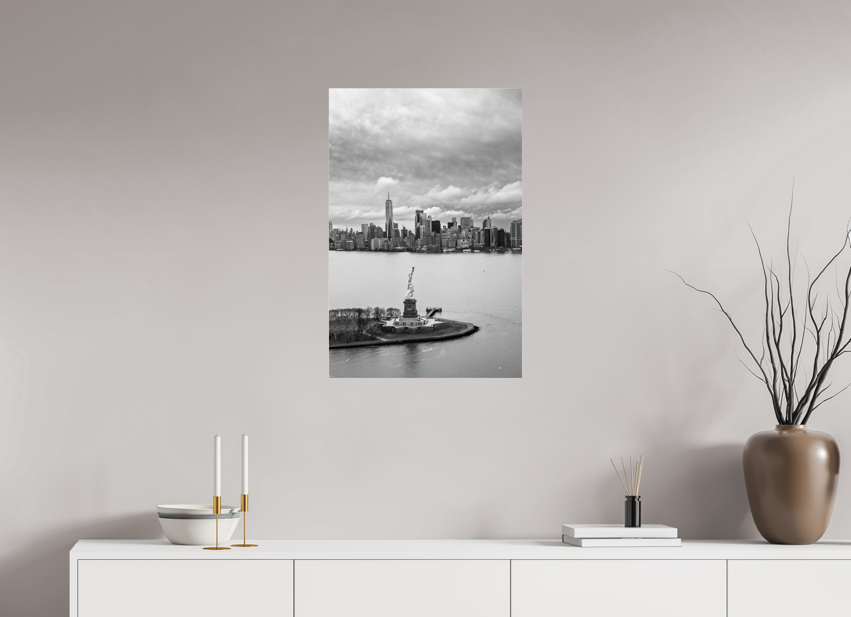 50 x 75 cm, Photo Print Under Acrylic Glass Manhattan III