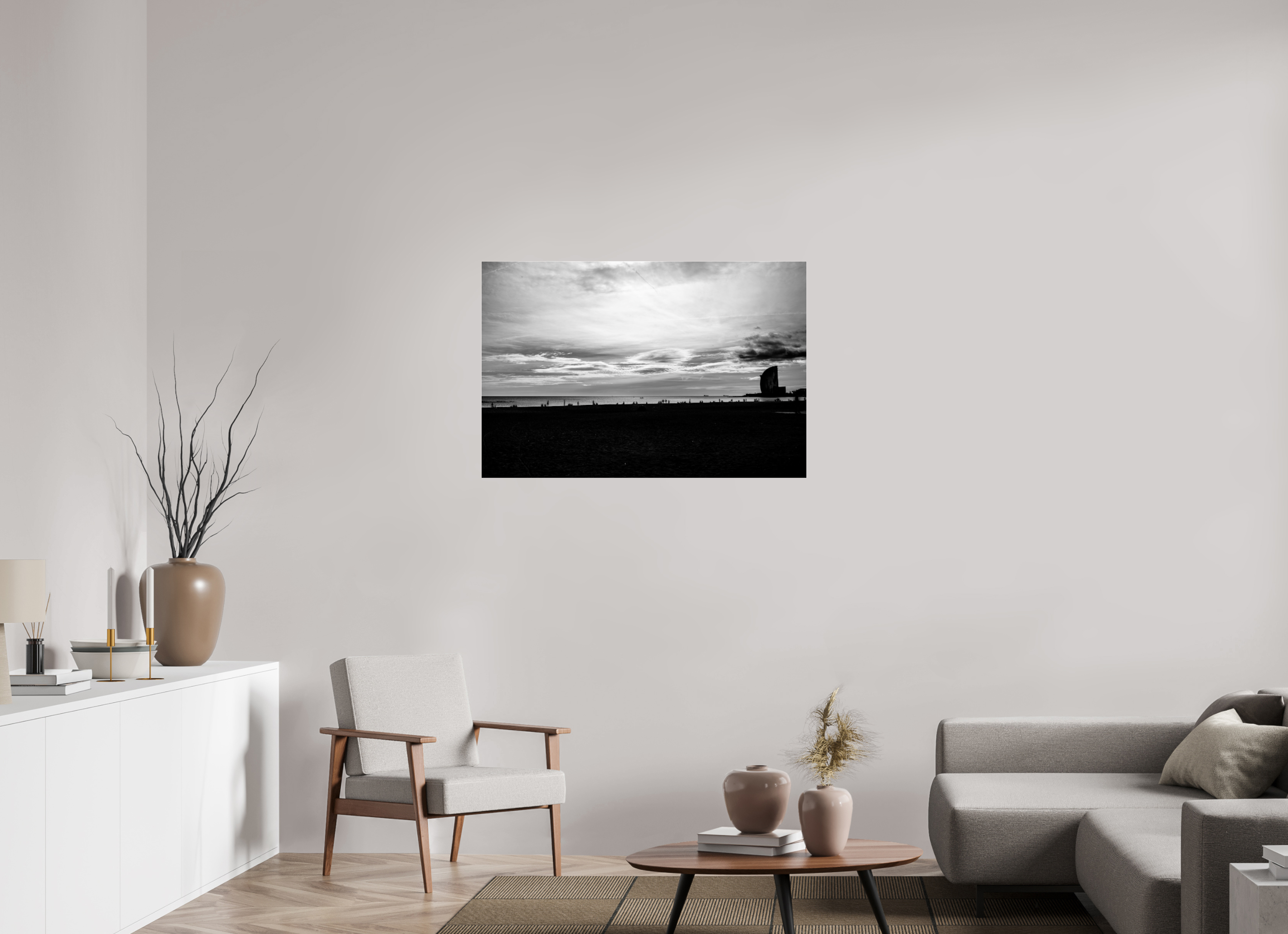 105 x 70 cm, Photo Print Under Acrylic Glass Barcelona I
