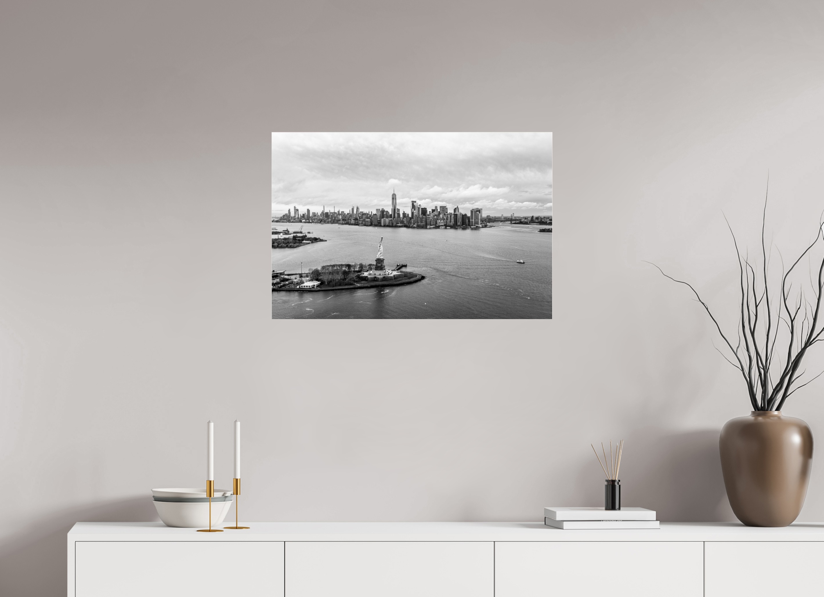 75 x 50 cm, Photo Print Under Acrylic Glass Manhattan IV