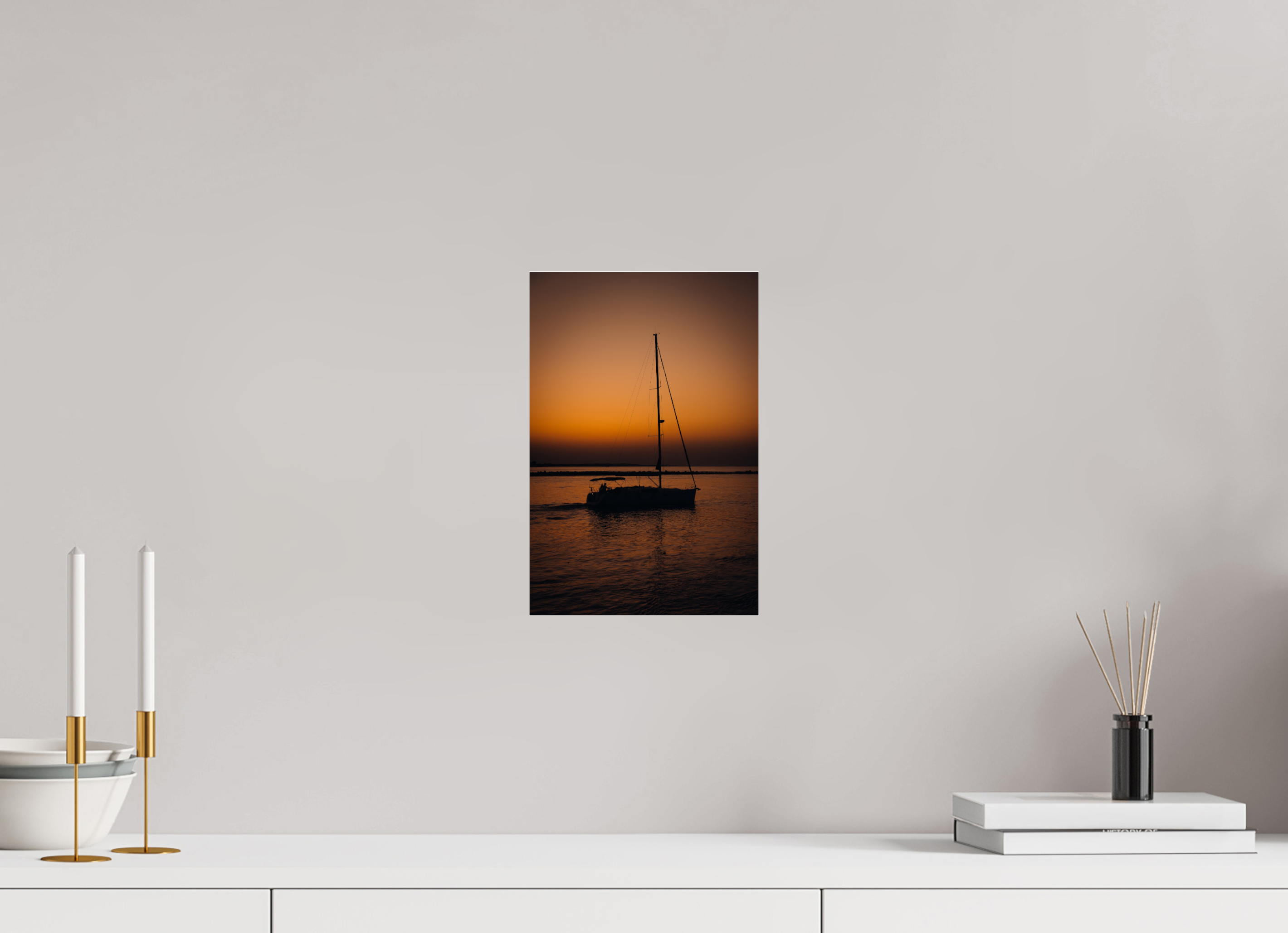 20 x 30 cm, Photo Print Under Acrylic Glass Spanish Sunrise II